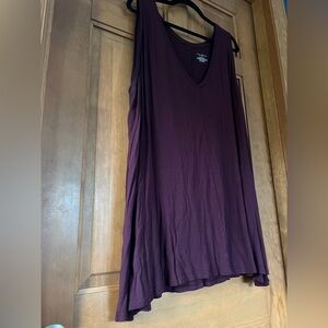 Lane Bryant tunic sleeveless purple top. 22/24